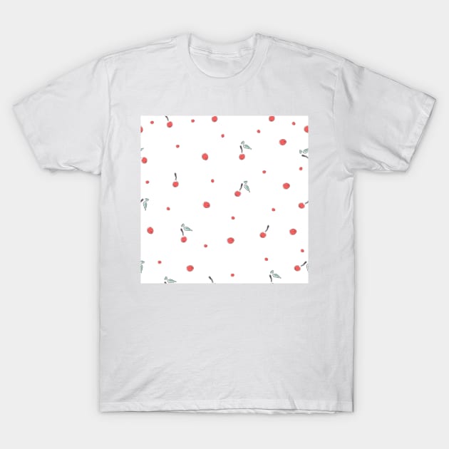 Cherry Pattern T-Shirt by Countryside